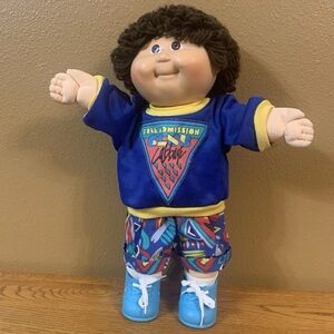 Vintage Cabbage Patch Kid Doll HM15 Boy Transitional  Hasbro 1989